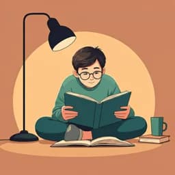 Lesen (Reading) illustration