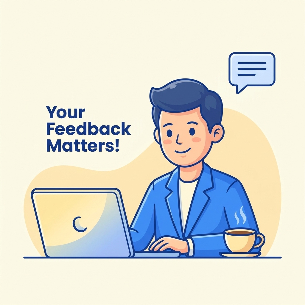 Student sharing feedback